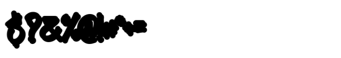 Monovibe Graffiti Shadow Font OTHER CHARS