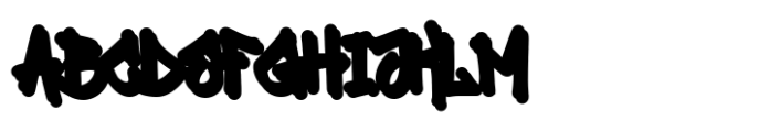 Monovibe Graffiti Shadow Font UPPERCASE