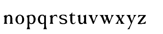 Monowave MONOWAVE Regular Font LOWERCASE