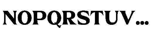 Monowave MONOWAVE black Font UPPERCASE