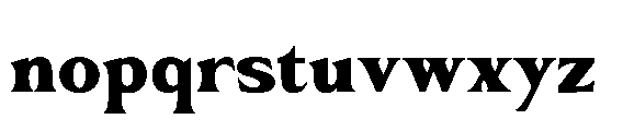 Monowave MONOWAVE black Font LOWERCASE