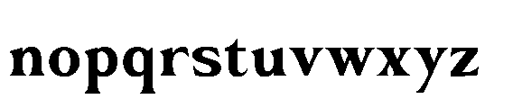 Monowave MONOWAVE boold Font LOWERCASE