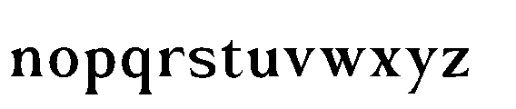 Monowave MONOWAVE medium Font LOWERCASE