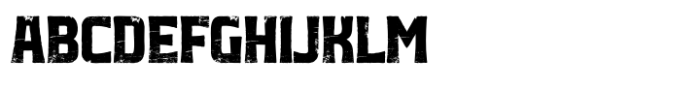 Monoway Bold Condensed Rough Font UPPERCASE