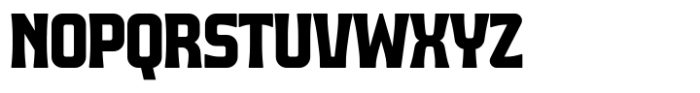 Monoway Bold Condensed Font UPPERCASE