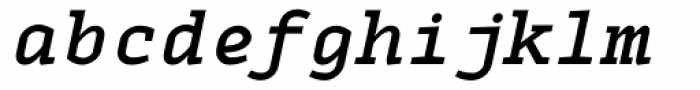 Monox Serif Bold Italic Font LOWERCASE