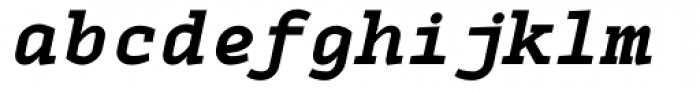 Monox Serif ExtraBold Italic Font LOWERCASE