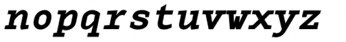 Monox Serif ExtraBold Italic Font LOWERCASE