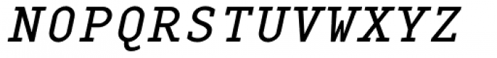 Monox Serif Italic Font UPPERCASE
