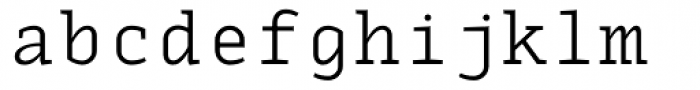 Monox Serif Light Font LOWERCASE