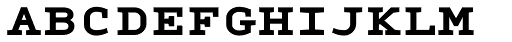 Monox Serif SC Bold Font LOWERCASE
