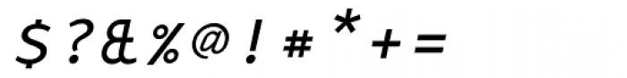 Monox Serif SC Italic Font OTHER CHARS