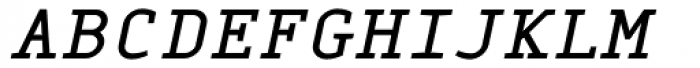 Monox Serif SC Italic Font UPPERCASE