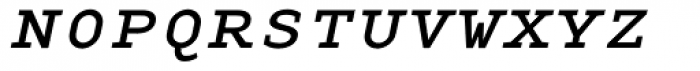 Monox Serif SC Italic Font LOWERCASE