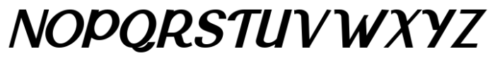 Monquerta Bold Italic Font UPPERCASE
