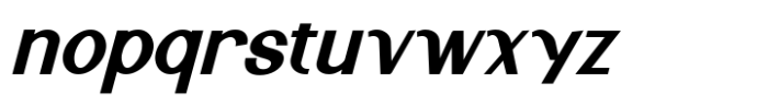 Monquerta Bold Italic Font LOWERCASE