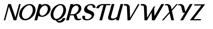 Monquerta Semi Bold Italic Font UPPERCASE
