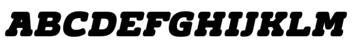 Monradok Black Italic Font UPPERCASE