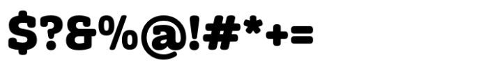 Monradok Extra Bold Font OTHER CHARS