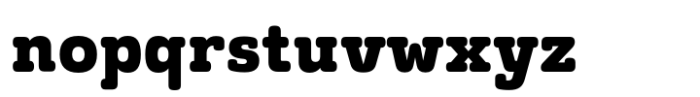 Monradok Extra Bold Font LOWERCASE