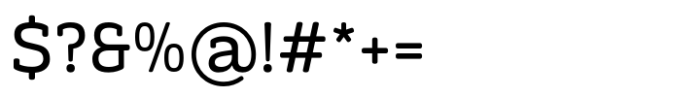 Monradok Regular Font OTHER CHARS