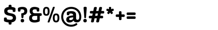 Monradok Semi Bold Font OTHER CHARS