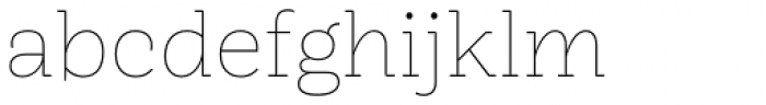 Monroe Thin Font LOWERCASE