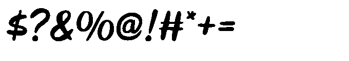 Monsieur Bastille Font OTHER CHARS
