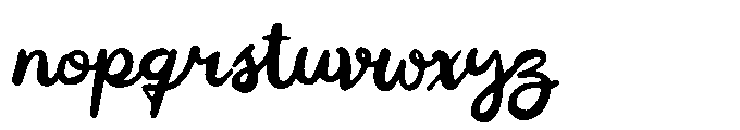 Monsieur Bastille Font LOWERCASE