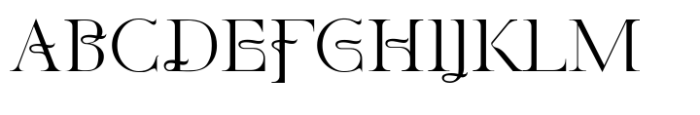 Monsieur Regular Font UPPERCASE
