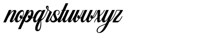 Monstay Font LOWERCASE