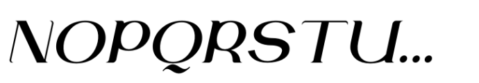 Monstellar Italic Font UPPERCASE