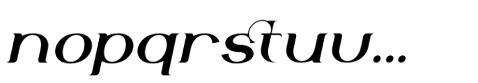 Monstellar Italic Font LOWERCASE