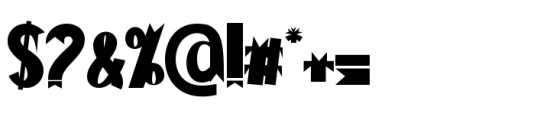 Monster Brilliant Font OTHER CHARS