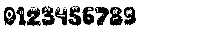 Monster Gloop Font OTHER CHARS
