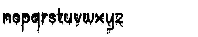 Monster Kids Font LOWERCASE