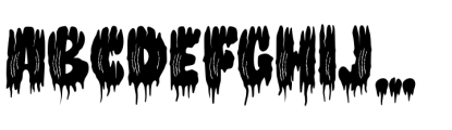 Monster Scratch Regular Font UPPERCASE