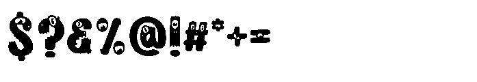 Monstroo Font OTHER CHARS