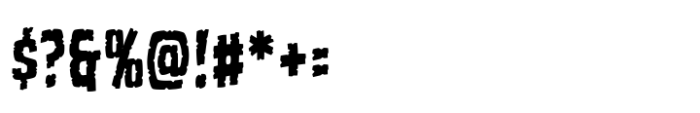 Monstrosity Color Font OTHER CHARS