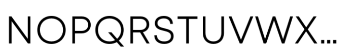 Mont Blanc Light Font UPPERCASE