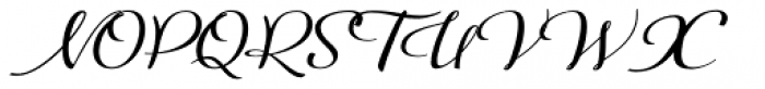 Mont Rose Italic Font UPPERCASE