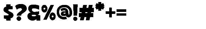 Monta Grande Regular Font OTHER CHARS