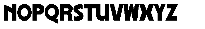 Monta Grande Regular Font UPPERCASE