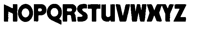 Monta Grande Rough Font UPPERCASE