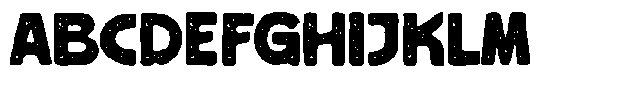 Monta Grande Stamp Font UPPERCASE