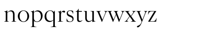 Montaigne Light Font LOWERCASE