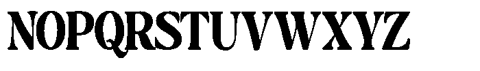 Montalvia Display Black Condensed Contrast Font UPPERCASE