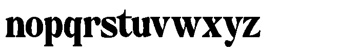 Montalvia Display Black Condensed Contrast Font LOWERCASE