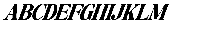 Montalvia Display Black Condensed Italic Font UPPERCASE