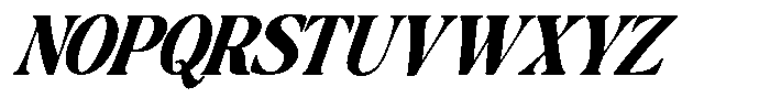Montalvia Display Black Condensed Italic Font UPPERCASE
